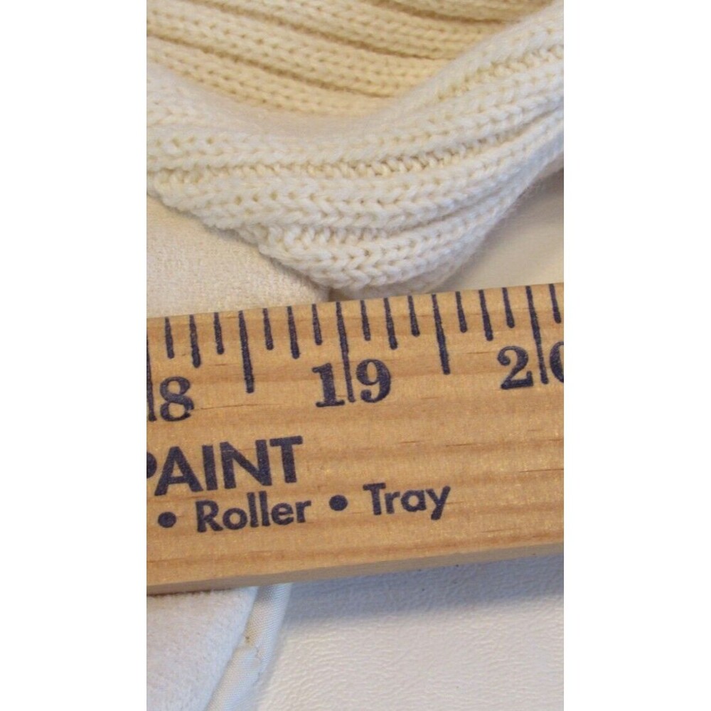 Sugarcoat - Inc Women's Creamy White Sweater Jacket/Coat Size Med - Picture 6 of 7